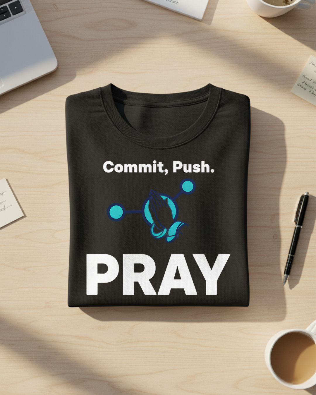 Commit Push Pray T-shirt