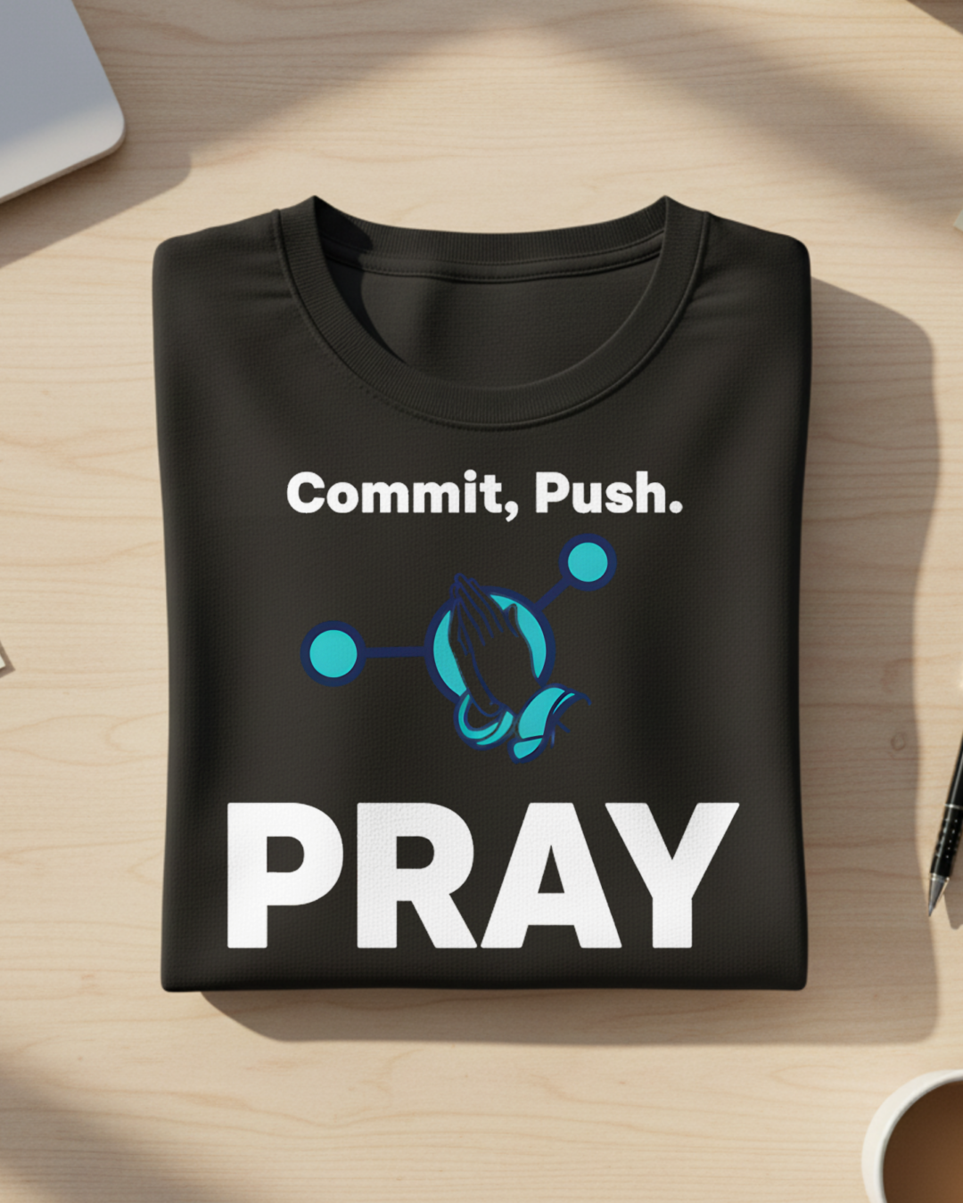 Commit Push Pray T-shirt
