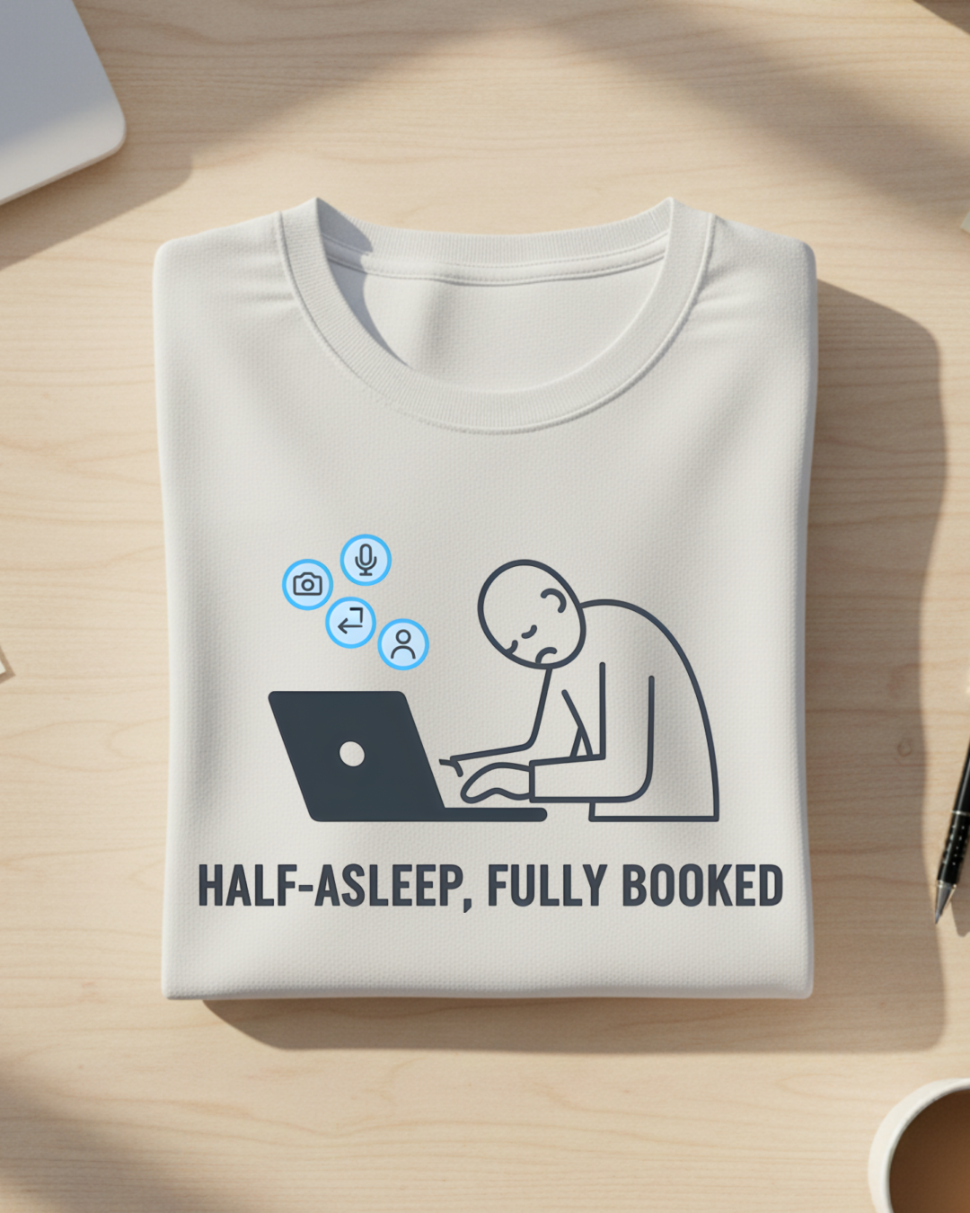 Half-Asleep, Fully Booked T-shirt