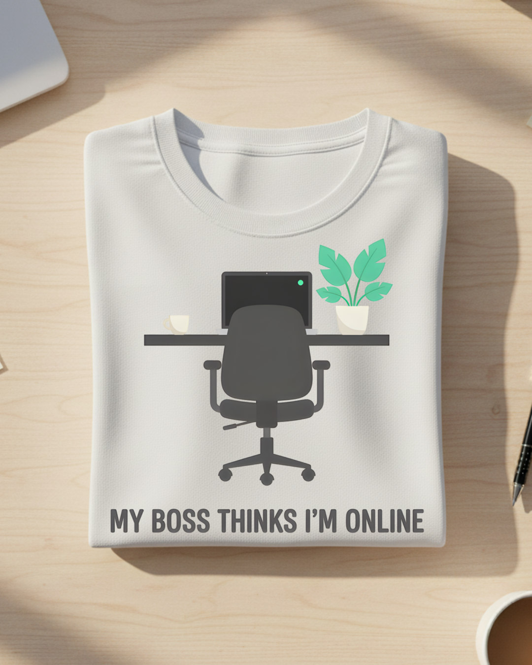 My Boss Thinks I’m Online T-shirt