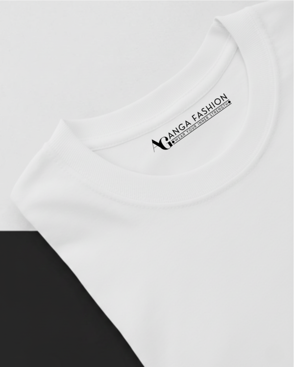 White T-shirt Quality Detailed Flow Through the Moment Unisex T-shirt