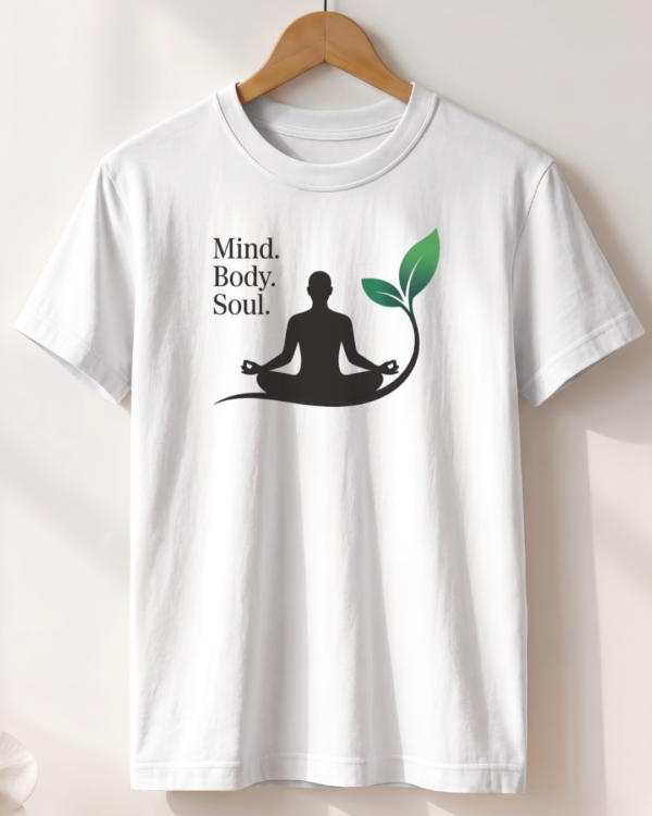 Mind.-Body.-Soul.-Unisex-T-shirt Mockup Mind. Body. Soul. Unisex T-shirt