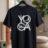 Yoga T-Shirt | Minimal Mindful Cotton Tee - Black