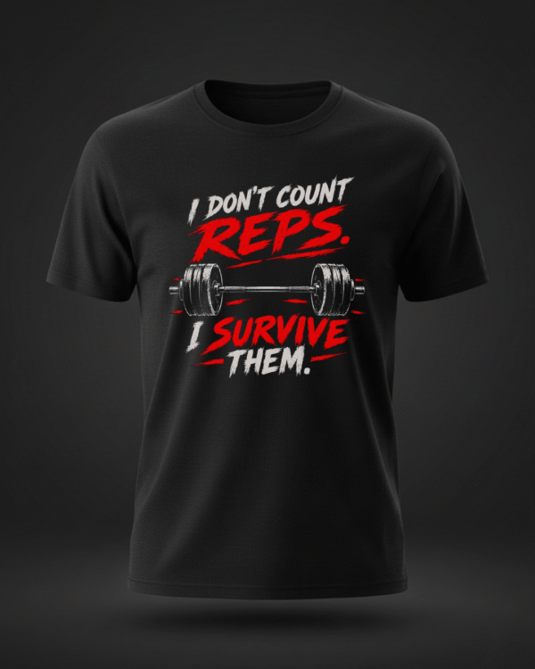 I Don’t Count Reps, I Survive Them Unisex T-Shirt